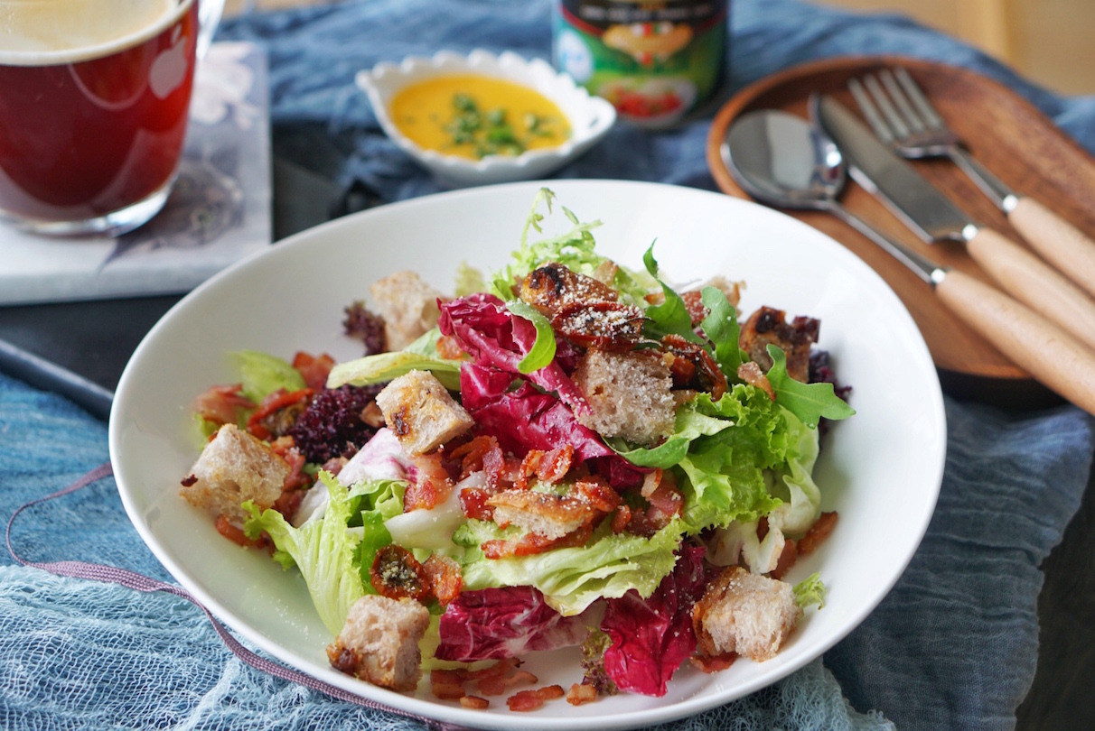 简单易上手的沙拉，教你在家做，经典的味道！