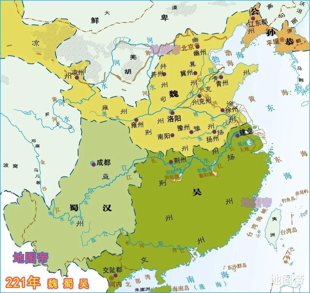 地图上的三国(15幅地图)