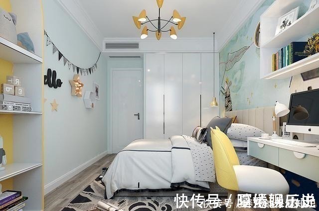 现代|140平米现代轻奢风格,鞋柜柜体做薄荷绿,一入户就被惊艳到了!