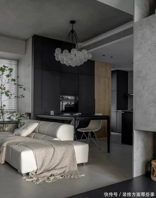 kitchen|100㎡现代风三居室,原来这样做居然可以把小户型住成大平层!