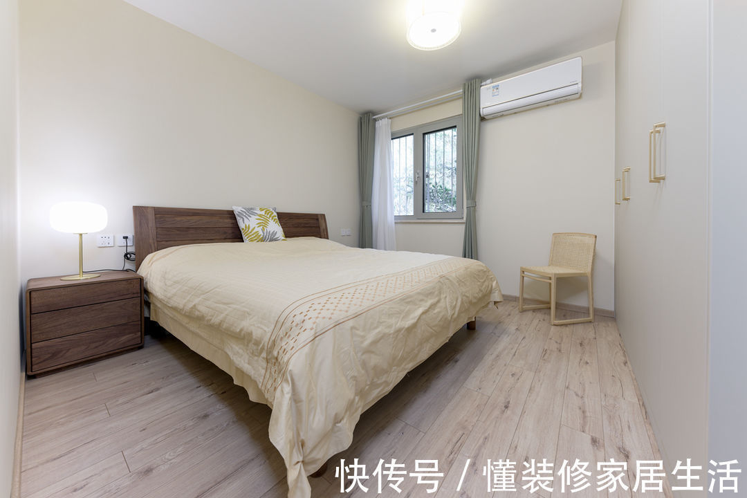 主卧|第一次装修不想后悔!113㎡坚持简装,大白墙少吊顶,耐看还省钱