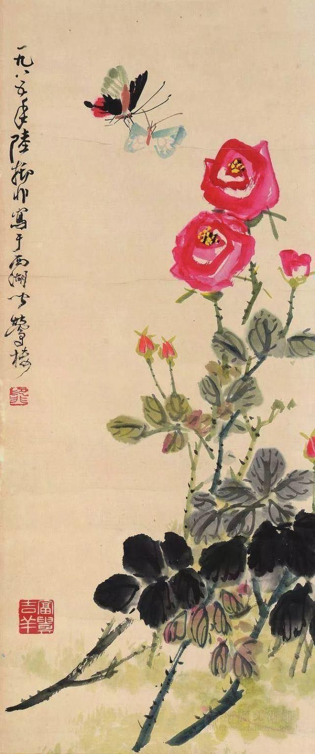  豪横|豪横据说所有学国画的人，都临摹过他的画