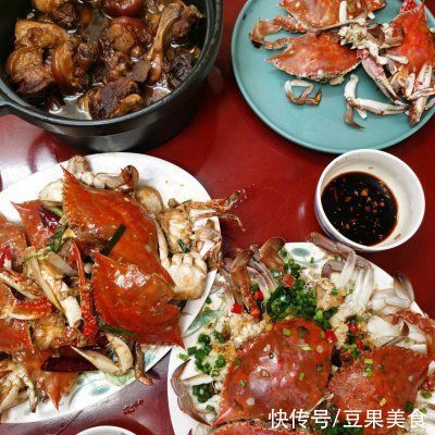 螃蟹|有了红烧炝炒梭子蟹懒人不定外卖也能吃好饭