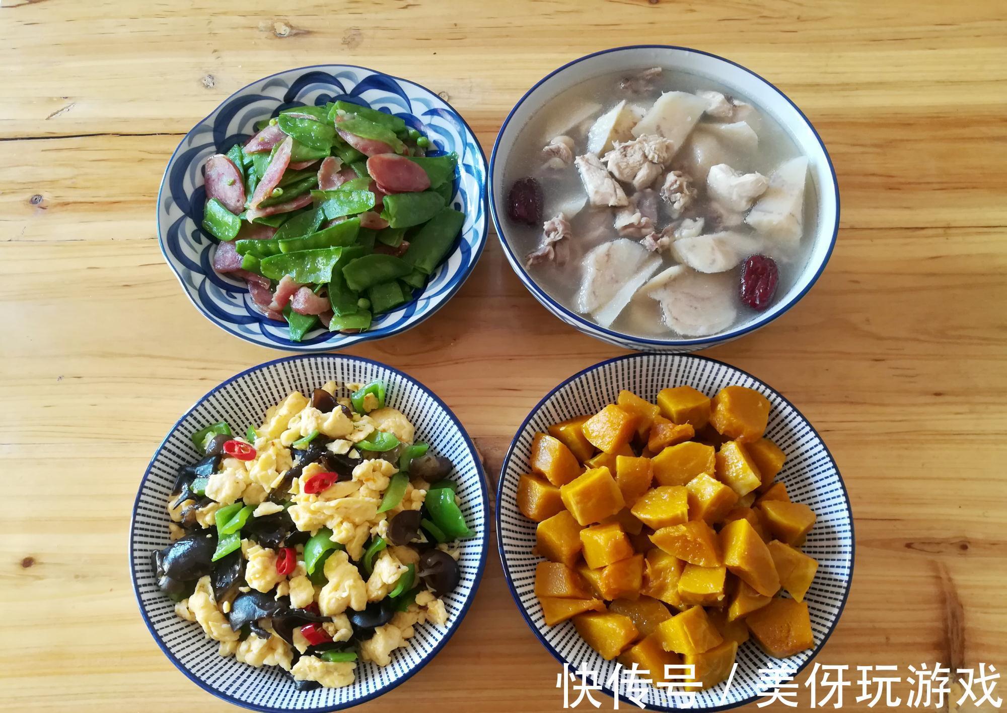 我家晚餐3菜1汤,荤素搭配,好吃不贵,网友:果然是南方人