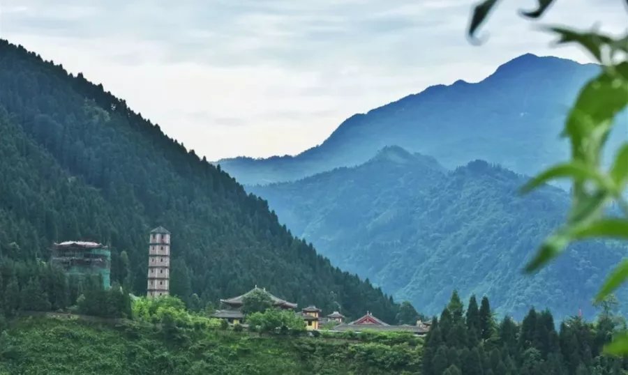 龙门山脉|走进天府旅游名村｜枕山望水，茶香悠悠