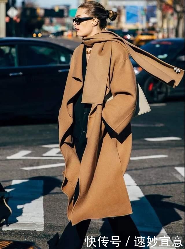 小腿肚中间|最近火了一种新穿法,叫“过膝不过踝”,时尚保暖,小个子也适合