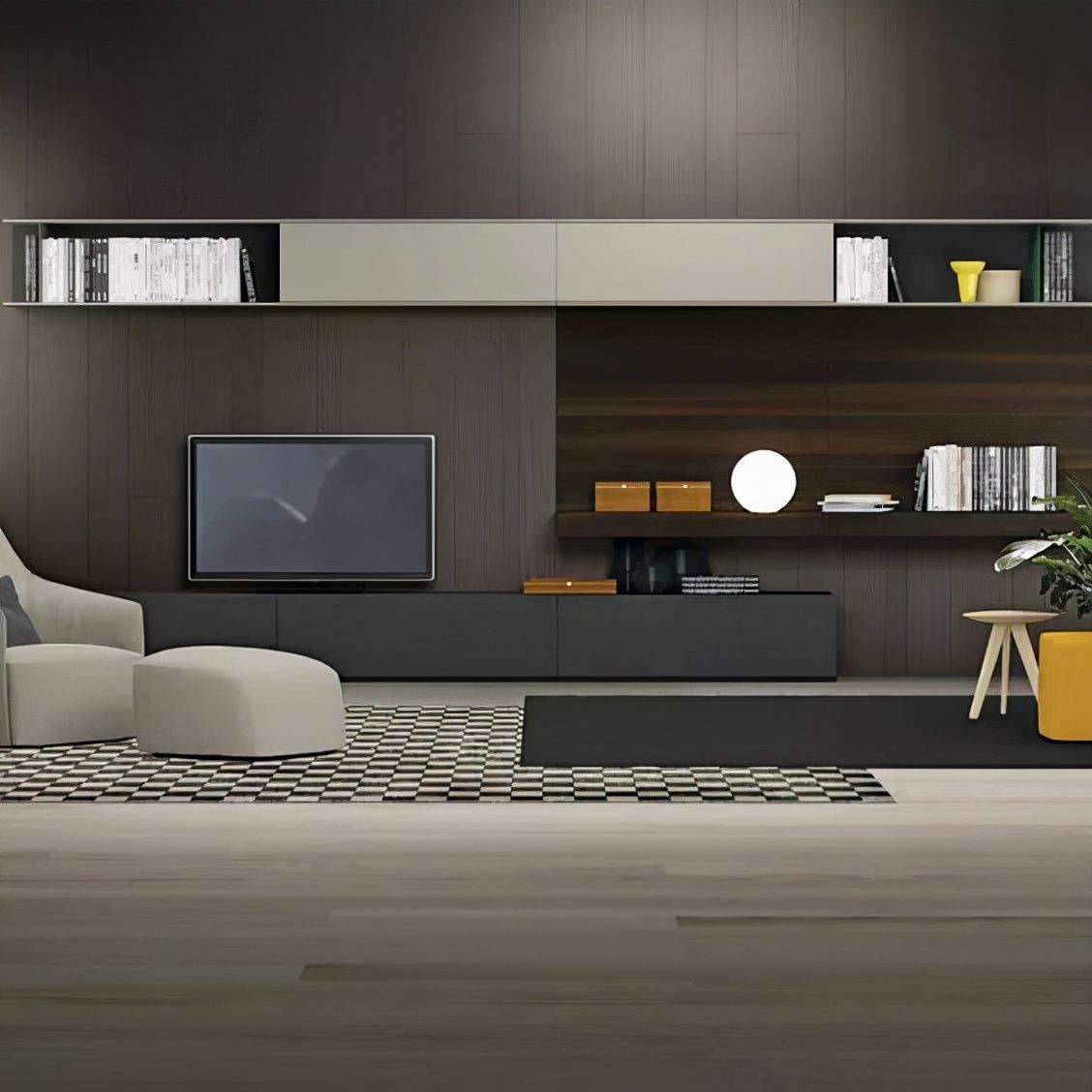 电视墙|美观又实用的3种电视背景墙设计方法