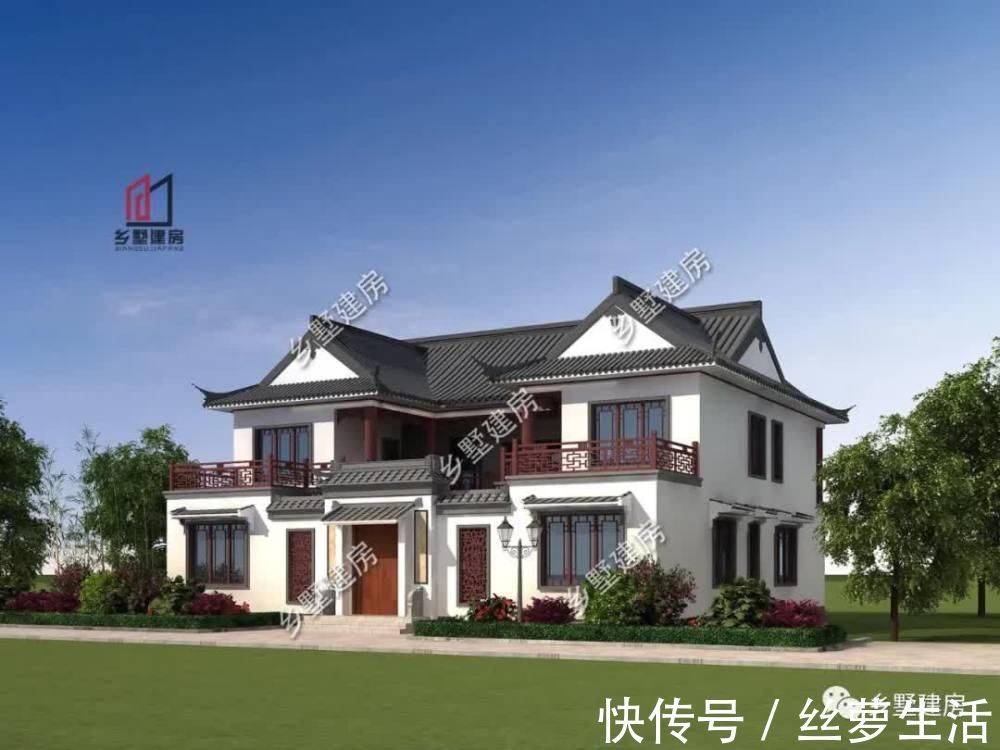 堂屋|四合别院做设计，精美实用歇山顶，回乡建一栋，光宗耀祖艳门楣