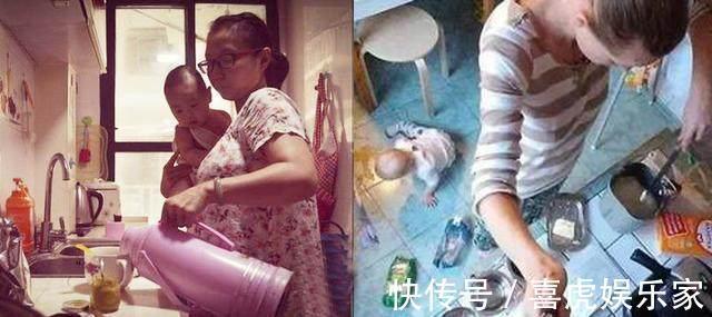 亲子关系|组图对比中国外国妈妈带娃不同,网友现在知道中国妈妈累在哪里