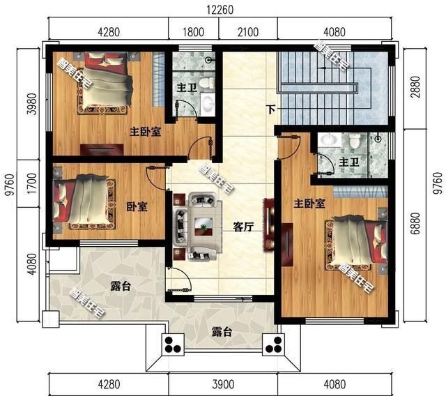 风景|老家风景美如画,配上我家的新房子,这画面美得令人心动!