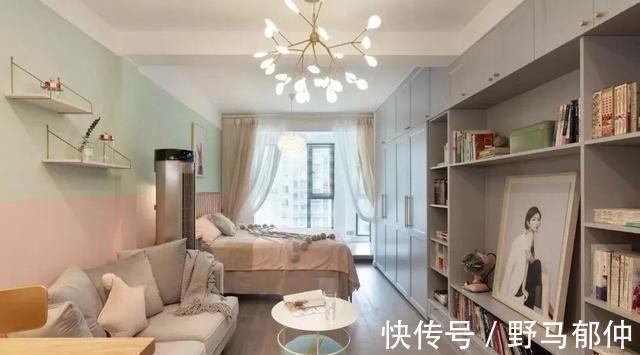 收纳|看完她的45㎡小家,我也想买个小户型照着装,清新优雅太舒适了!