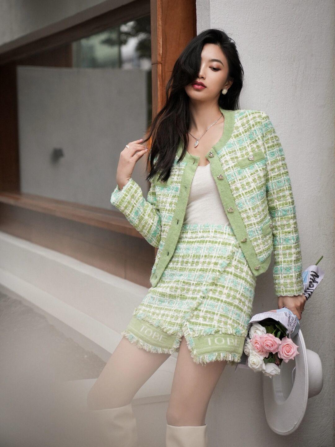 高调 这5色小香风套装你有哪套?穿出女人的自信,温婉大方,时尚迷人!