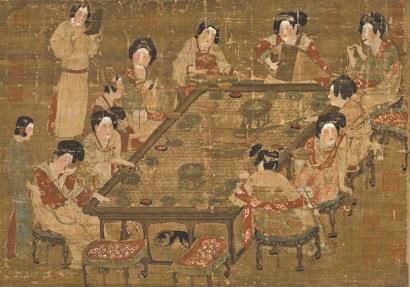 宫乐图|中华优秀传统文化系列谈丨漫谈文物中的饮食文化：从钟鸣鼎食到人间烟火