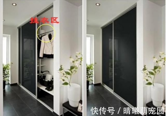 玻璃门|这脑洞我服了,用玻璃门隔出步入式玄关衣帽间,不用打柜收纳翻倍