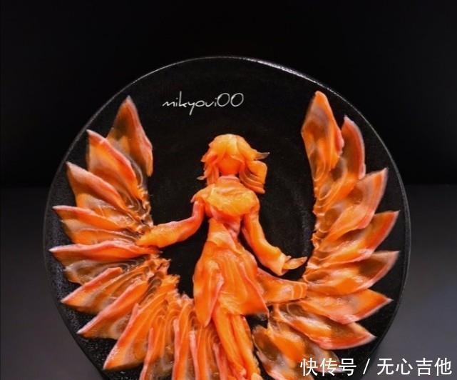 爱丽儿公主@用海鲜也能摆出迪士尼公主我只认出了乐佩和爱丽儿,你们呢!