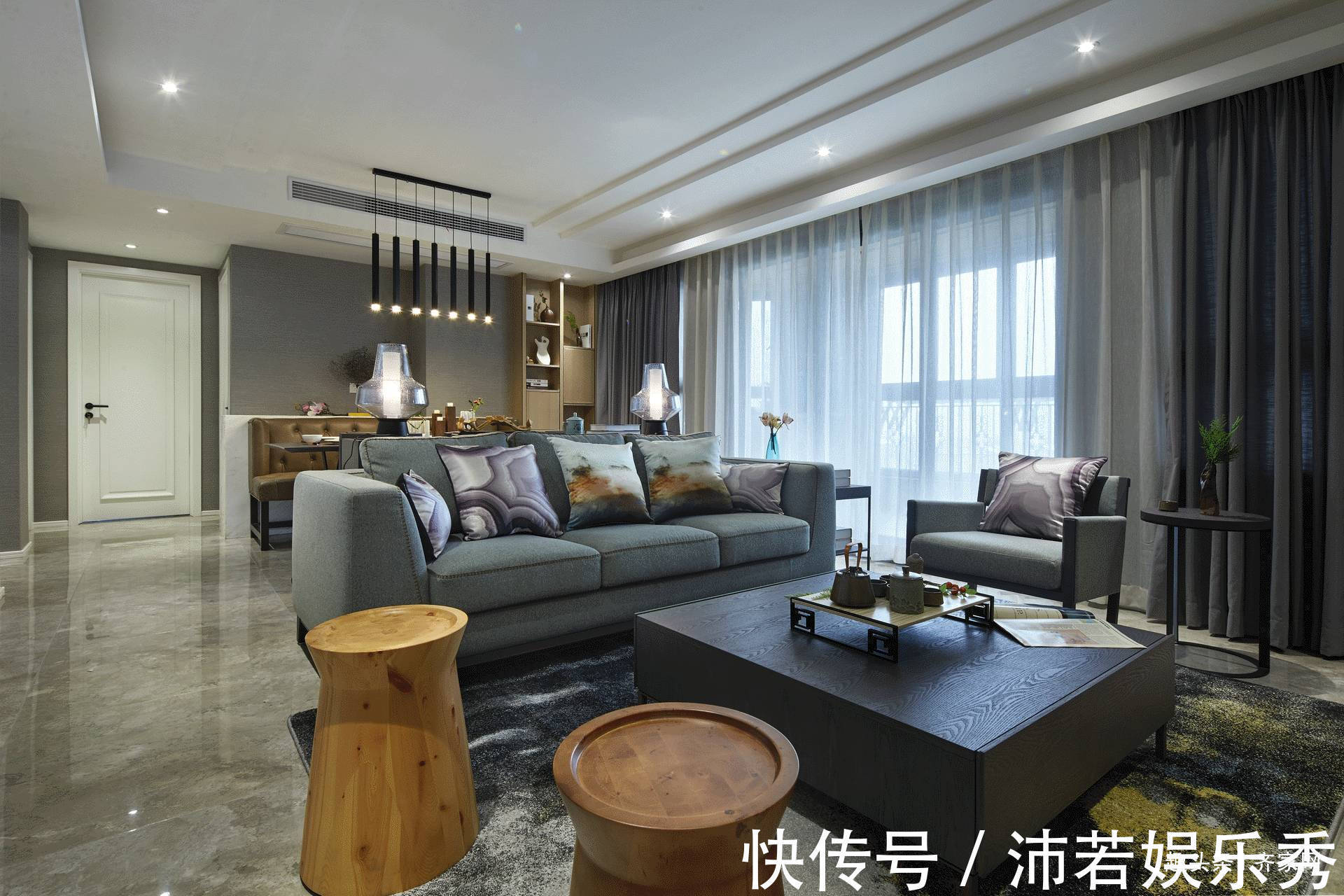 中式|150平现代中式,古朴典雅,反映民族文化,体现中国传统神韵!