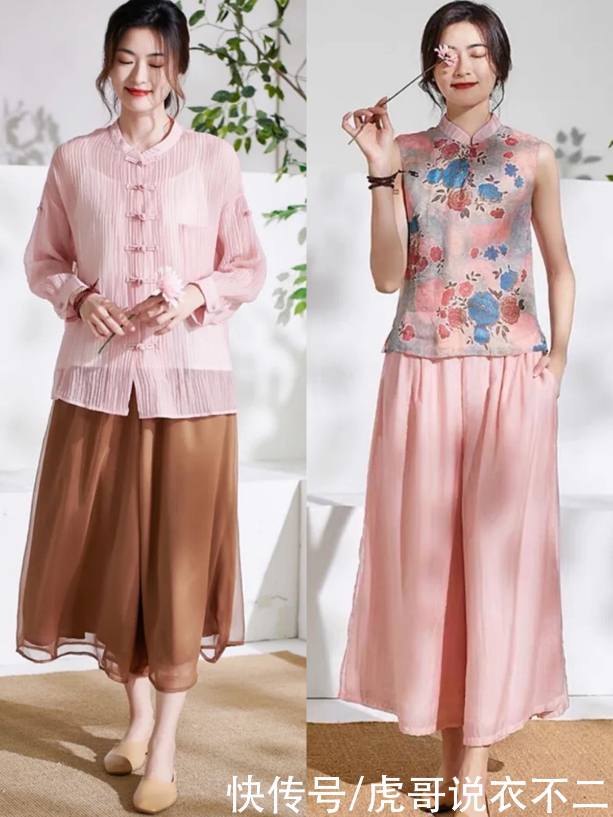 一字扣|中年女人别总穿“花一套”，初夏半裙流行这么穿，优雅到骨子里