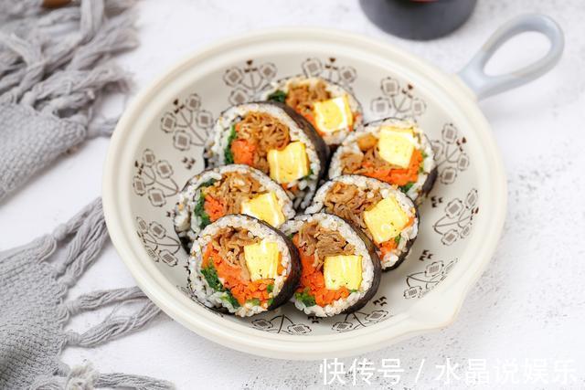 汤匙|在家就能做的韩式料理,饭和菜卷一起,营养丰富又美味,老少皆宜