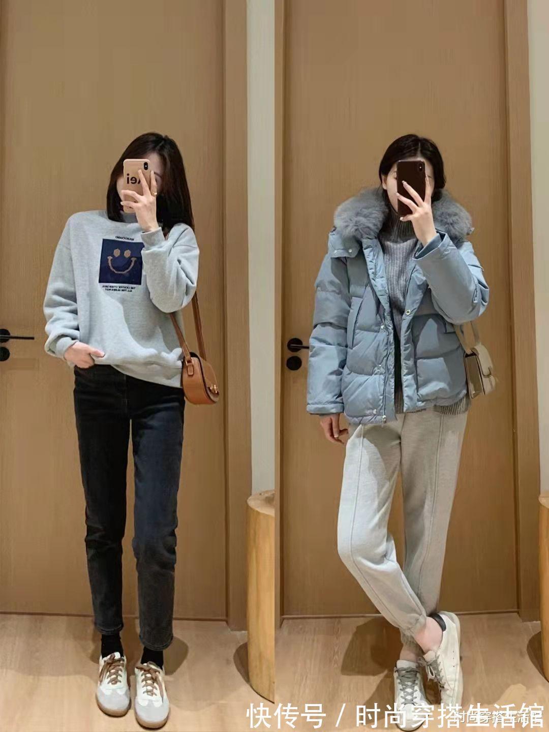 裤子 “羽绒服+阔腿裤”太显胖了,今年试试这4种裤子,保暖时髦又减龄