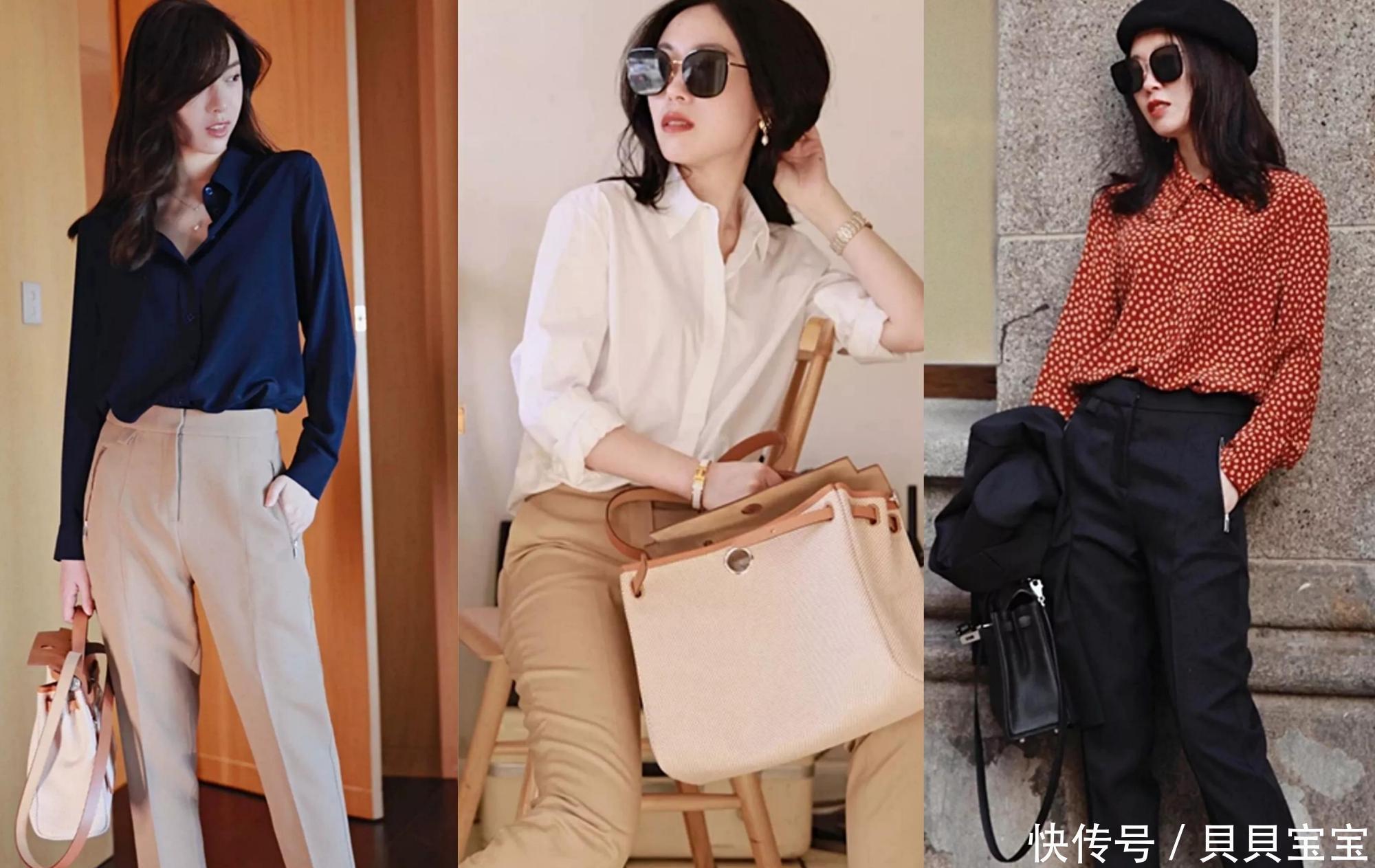 穿搭|讲究穿衣的女人,不会拒绝简约的轻熟风穿搭,时髦与优雅兼具
