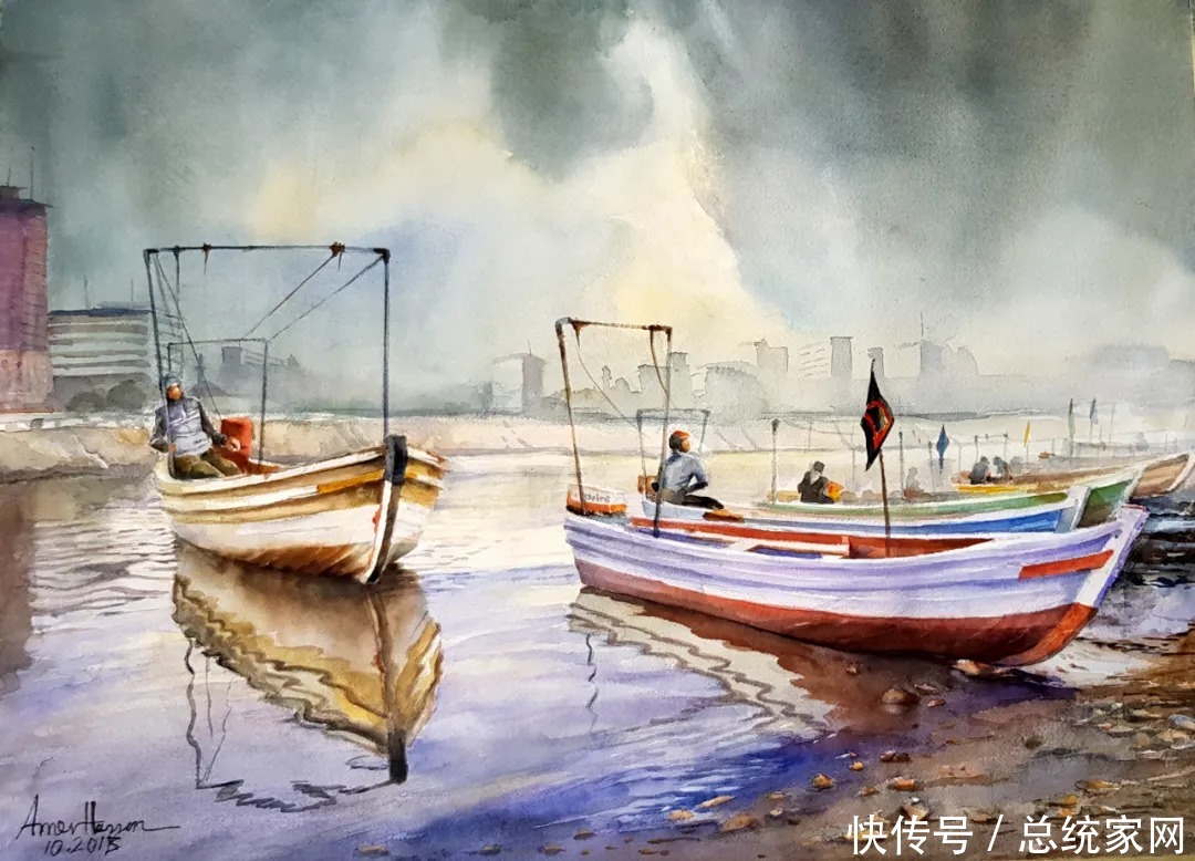 「第七届水彩节特邀嘉宾」AMER HASSAN 艺术作品展