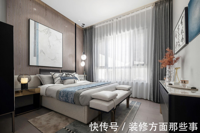 清峻|222平五居室将现代风融入到生活中,儿童房给孩子一个玩乐场