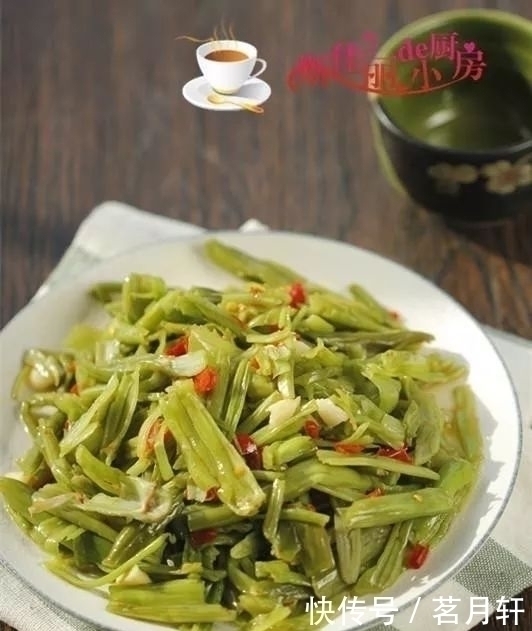 空心菜梗|它是碱性食物,常吃除口臭排宿便肠道畅通了,可惜很多人不知道