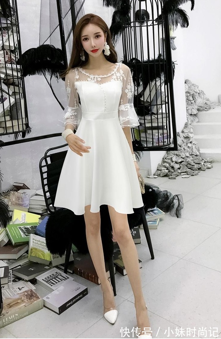 七夕|七夕来了,短款蕾丝公主裙,彰显魅力气质