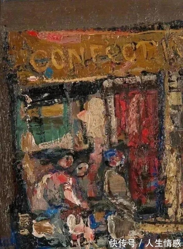 克罗齐#这种表现主义画得真美：英国画家琼·凯瑟琳作品选