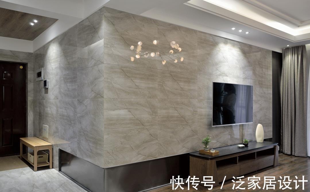 瓷砖|103平的三口之家，用常见的材质和元素，营造出最自然的生活方式