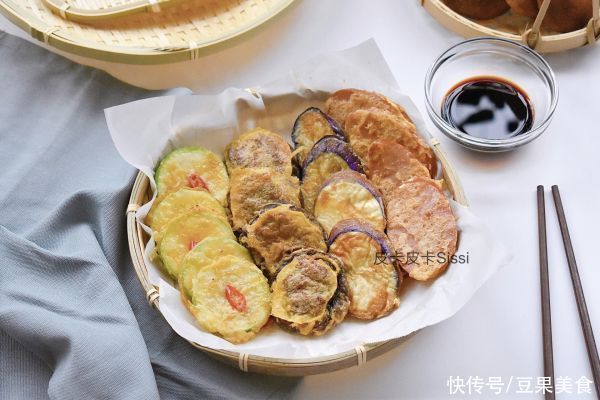 火腿饼|丰富餐桌味：韩国香菇饼、西葫芦饼、茄子饼、火腿饼