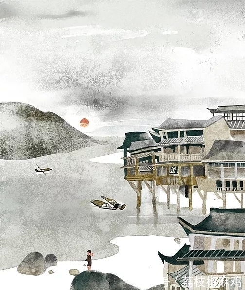 绘画#清华大学才女尧立,她笔下的插画,美到让人窒息