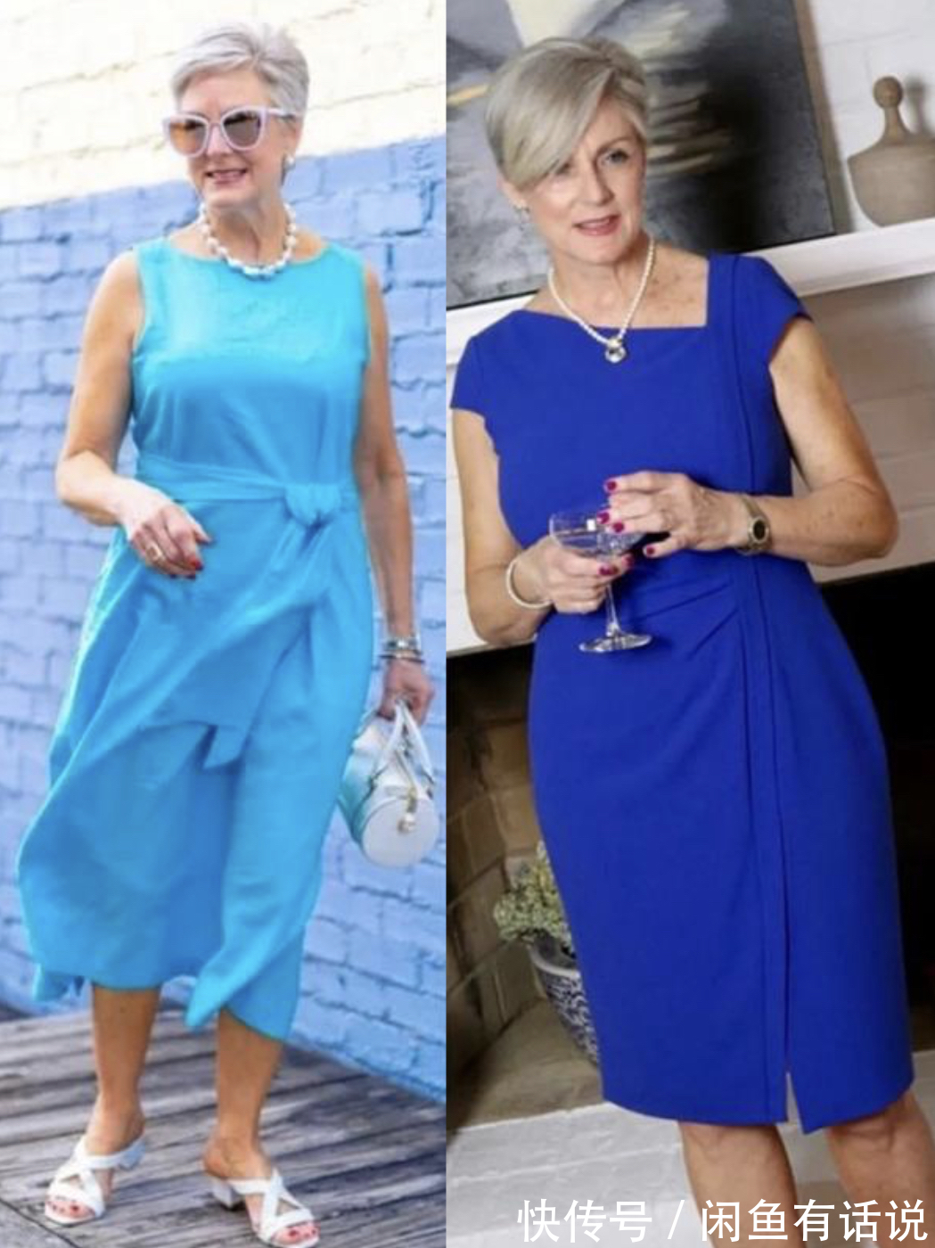 奶奶|年纪大还长得胖!63岁胖奶奶却穿得时髦又有气质,满头白发也优雅
