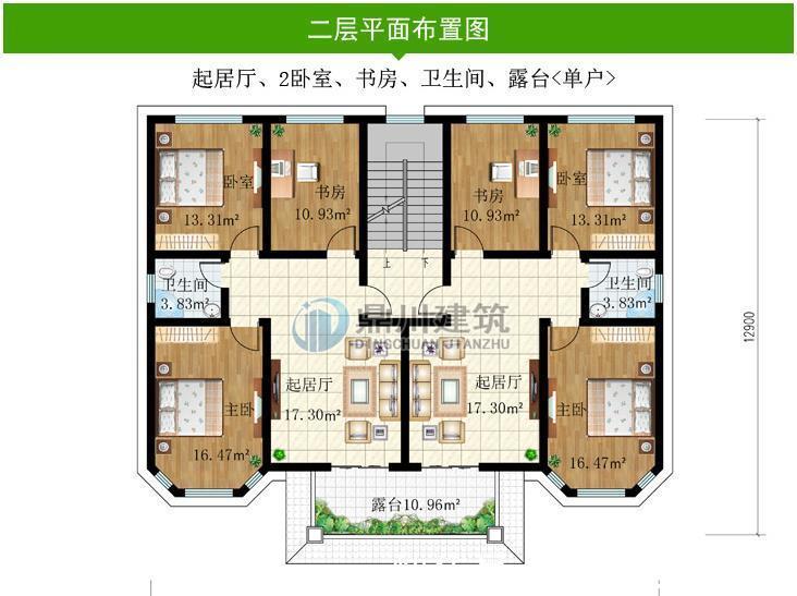 进深|5款农村双拼别墅,气派非凡,两兄弟建在农村低调而舒适