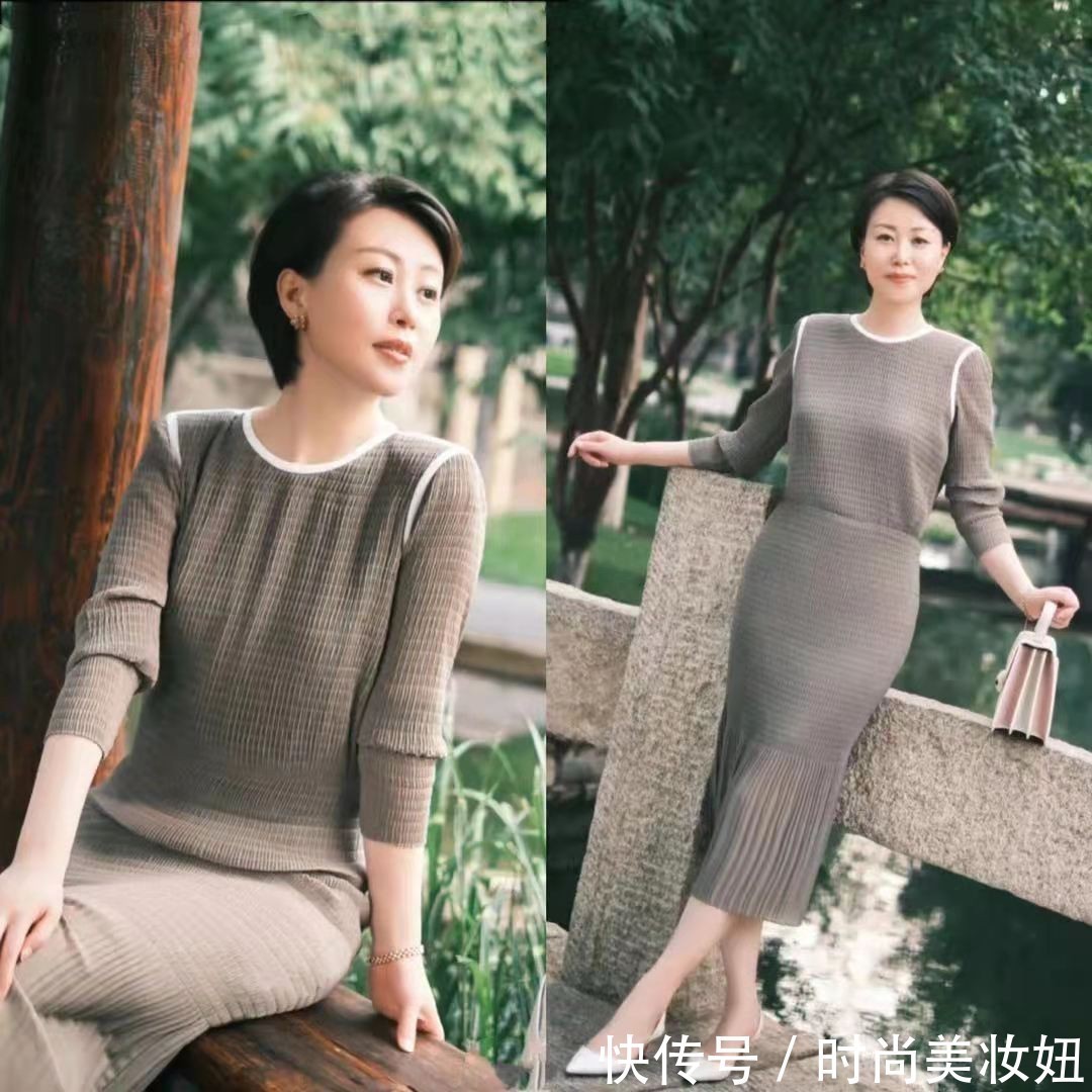 马甲|年过40岁无需刻意扮嫩，简约精致的穿搭更显气质，优雅又知性