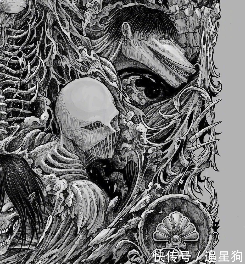 菲律宾艺术家5天绘制进击的9大巨人,超