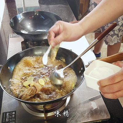 甜面酱|排骨焖黄鱼
