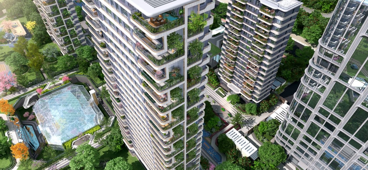 空中庭院|大有世家在售未来系空中庭院大宅 均价12000元/㎡