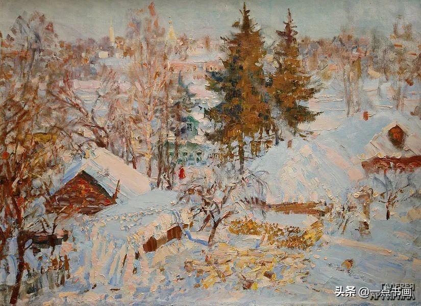 美术学院#阿巴库莫夫:被誉为俄罗斯的金笔,其画笔下都是净化的世界