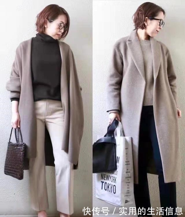 减龄 这位小个子“奶奶”太会穿,大衣穿搭洋气减龄,甩年轻人几条街!