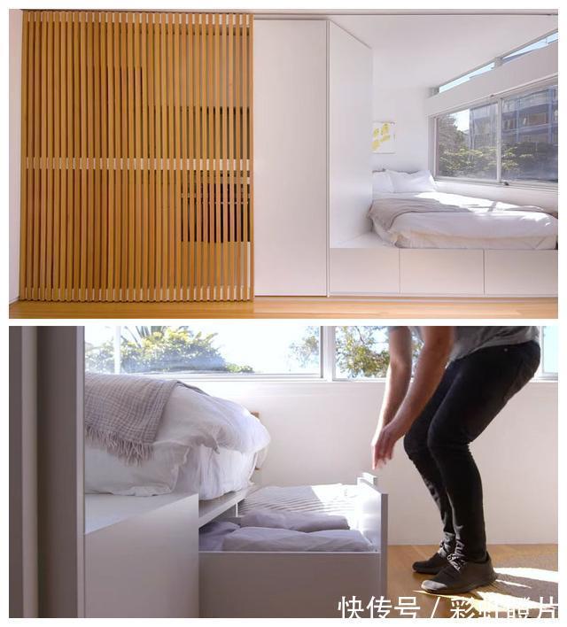 木条|24平超小户型设计，就切换一个木条隔断，空间多出了好几个