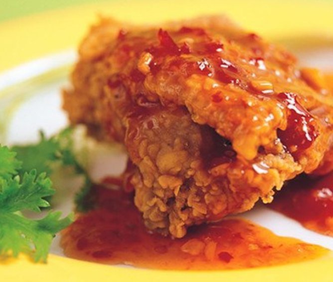 泰式酸辣大鸡排,制作超级简单的美味鸡排,香脆营养很是好吃