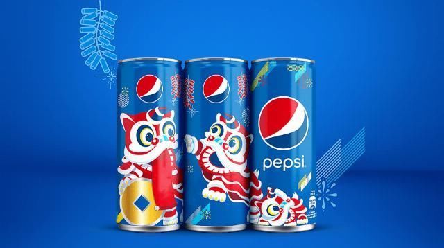 联名|百事可乐联名人民日报包装设计开启“热爱”模式