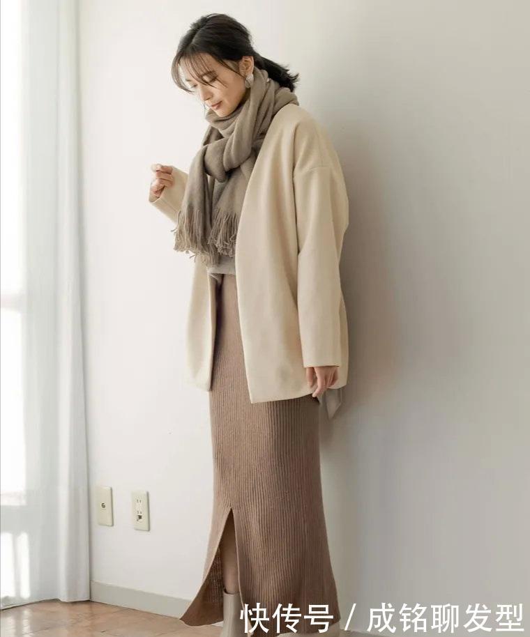 学会|冬天穿裙子也很美,选对款式学会冬装搭配,保暖时尚又显贵气