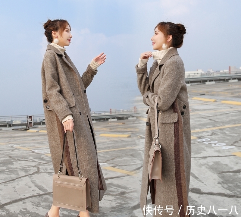 保暖|70后老婆是时髦精,出门穿大衣,时尚百搭又保暖