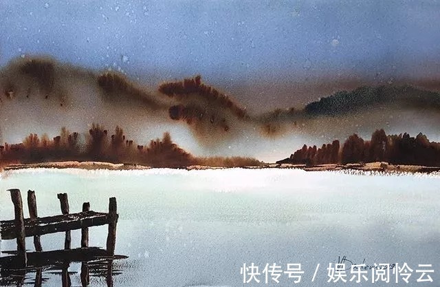 屏保$充满仙气的水彩画,每一张都可以用来做屏保!