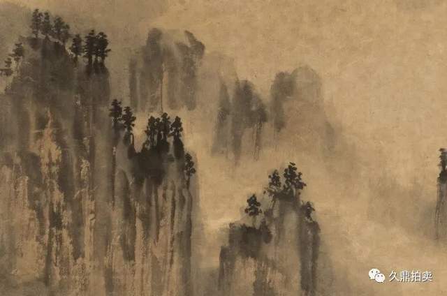 磐溪山水图&「久鼎藏品赏析」徐悲鸿 磐溪山水图