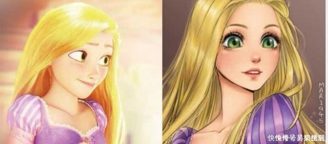 灰姑娘|迪士尼公主水墨画风,茉莉公主美丽性感,木兰公主美如画