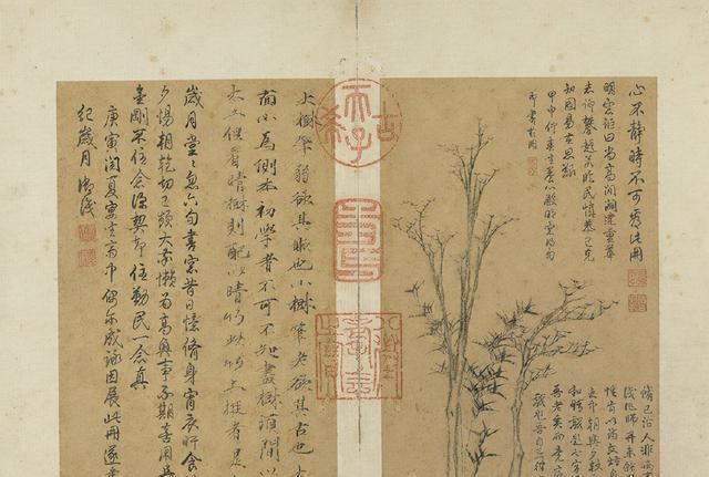 珍藏&700年前的一张古画谱，被乾隆独自珍藏，寥寥几笔却甚为可贵