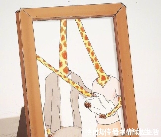 毕业照|画师笔下“长颈鹿的烦恼”,拍照难以露脸,绘画容易变成俯视图